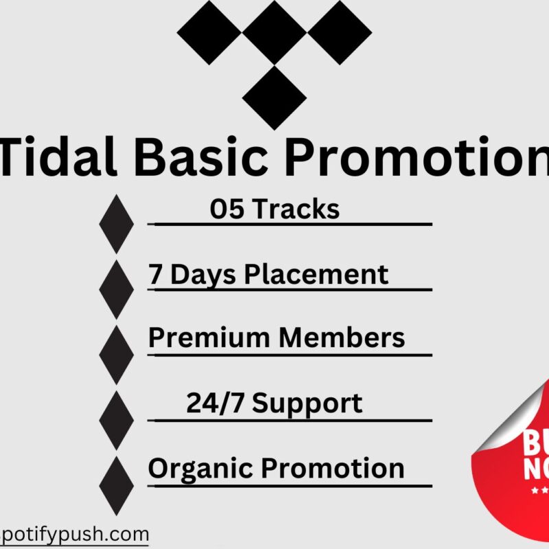 Tidal Music Promotion